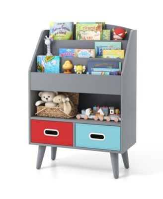 Kids Bookshelf with Open Compartment for Toddlers for Easy Access to Books and Toys
