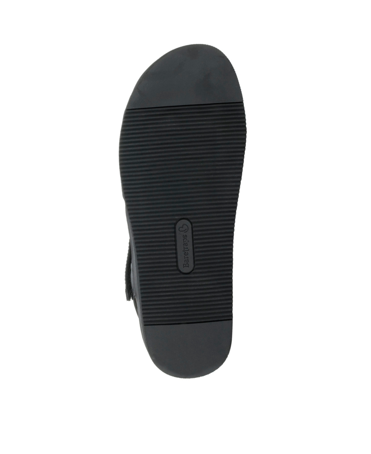 Baretraps Lena Womens Wedge Casual Footbed Sandals In Black