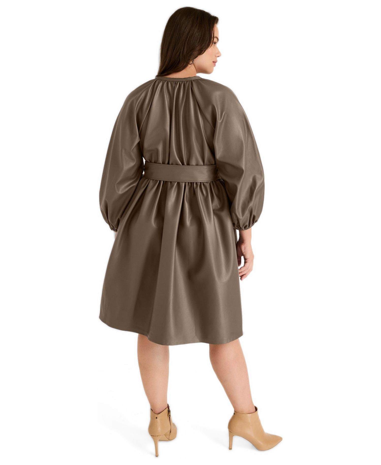 Women's June and Vie Faux Leather Dress