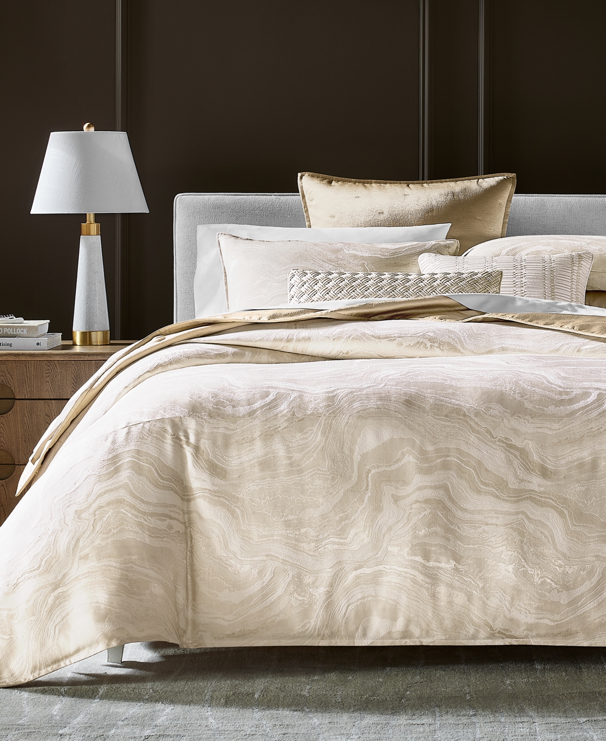 HOTEL COLLECTION MOONSTONE COMFORTER SET, FULL/QUEEN, EXCLUSIVELY AT MACY'S 