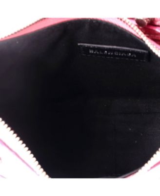 XS Le Cagole Giant Studs Shoulder Bag Glitter Leather