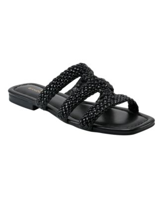 Women's Sumer Woven Caged Flat Slide Sandals