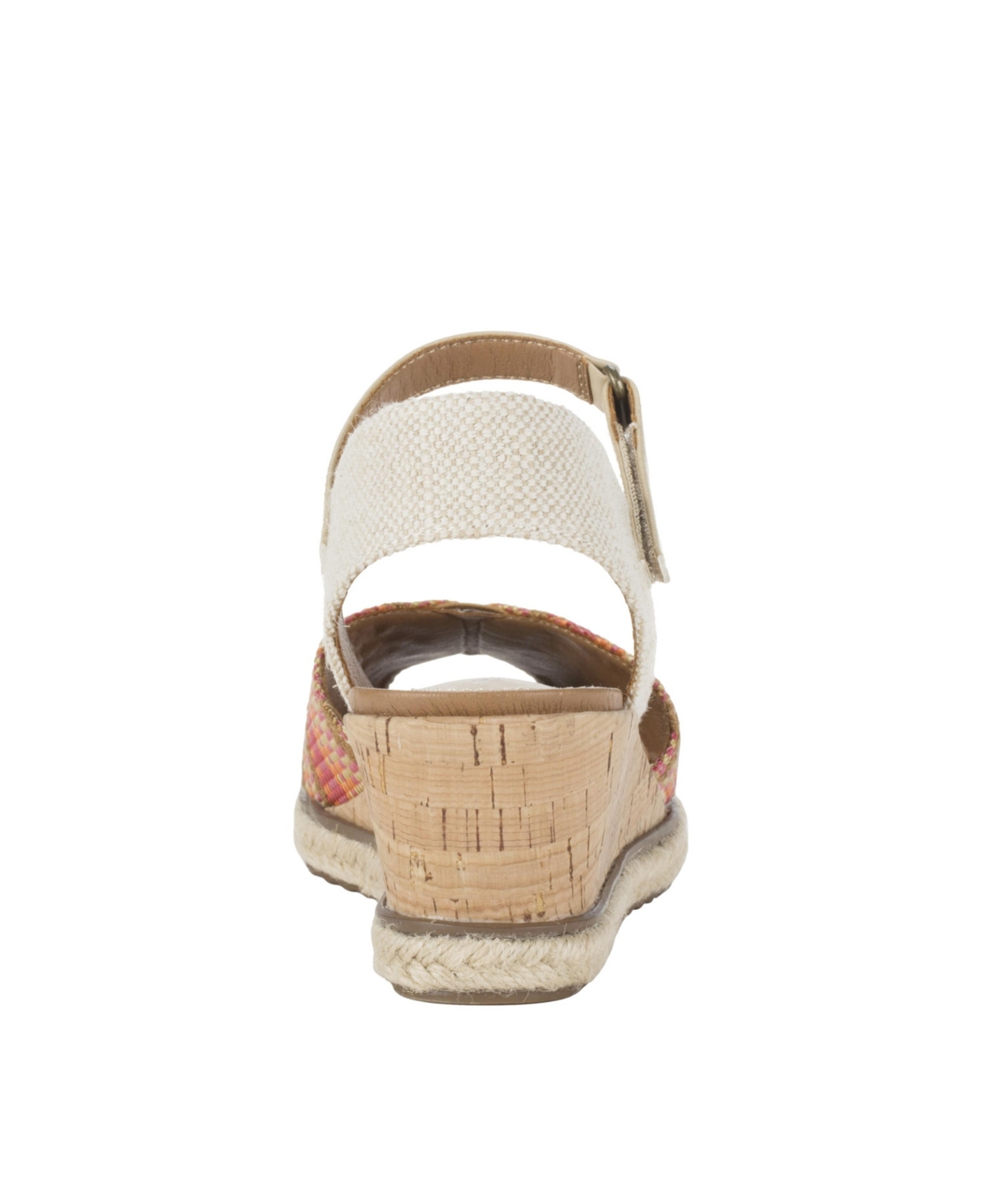 Shop Baretraps Women's Odetta Espadrille Wedge Sandals In Coral Multi
