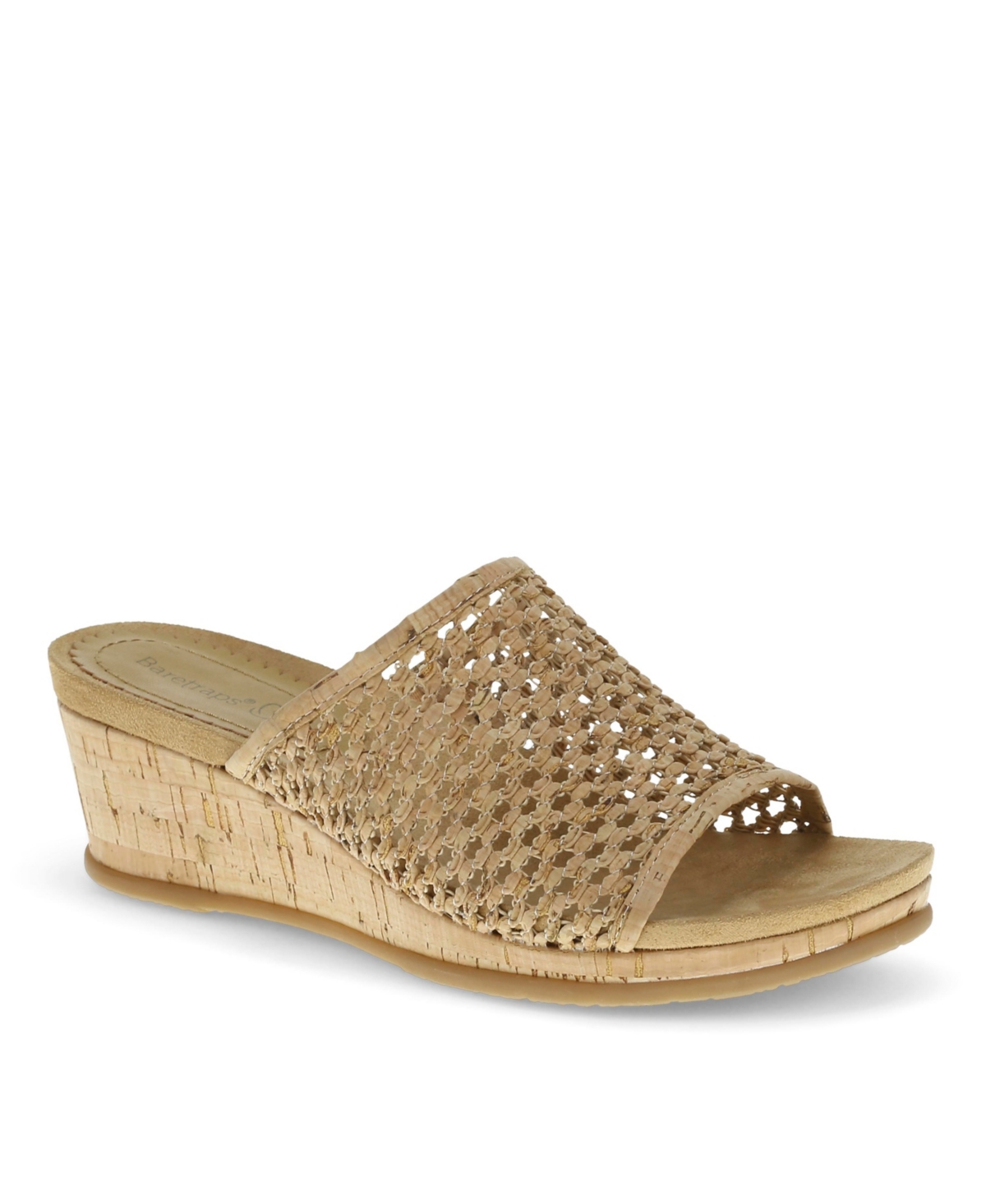 Shop Baretraps Women's Flossey Slide Wedge Sandals In Natural Cork