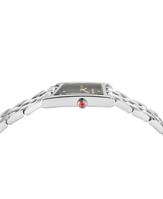 Women's Swiss Asymetrique Stainless Steel Bracelet Watch 22x36mm