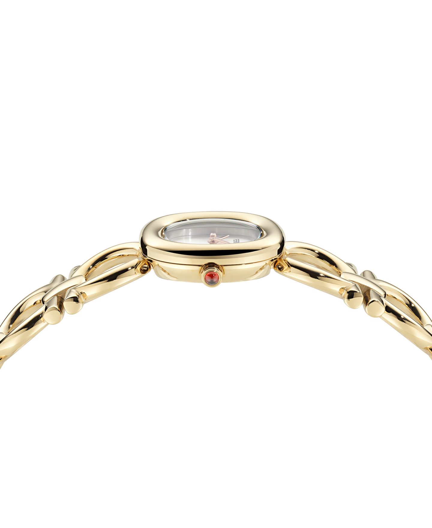 Женские часы Ferragamo Swiss Double Gancini Gold Ion Plated Link Bracelet Watch 25mm — фото 2