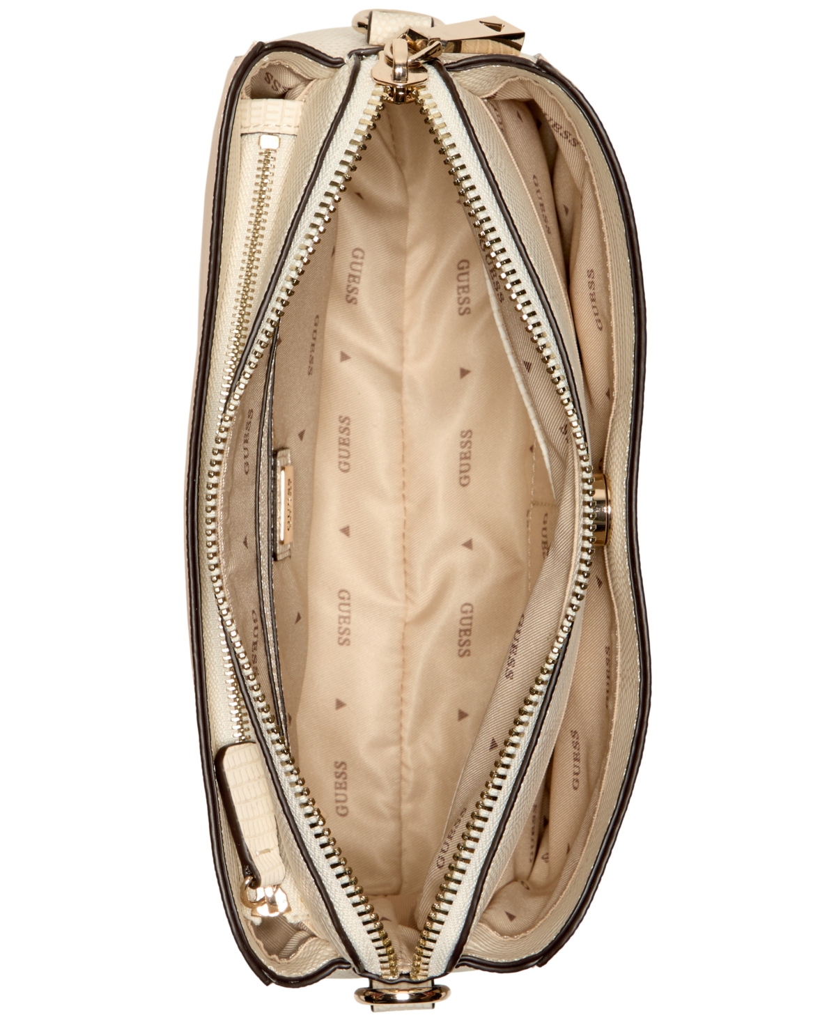 GUESS LYNDI SMALL TRIPLE COMPARTMENT GIRLFRIEND CROSSBODY 