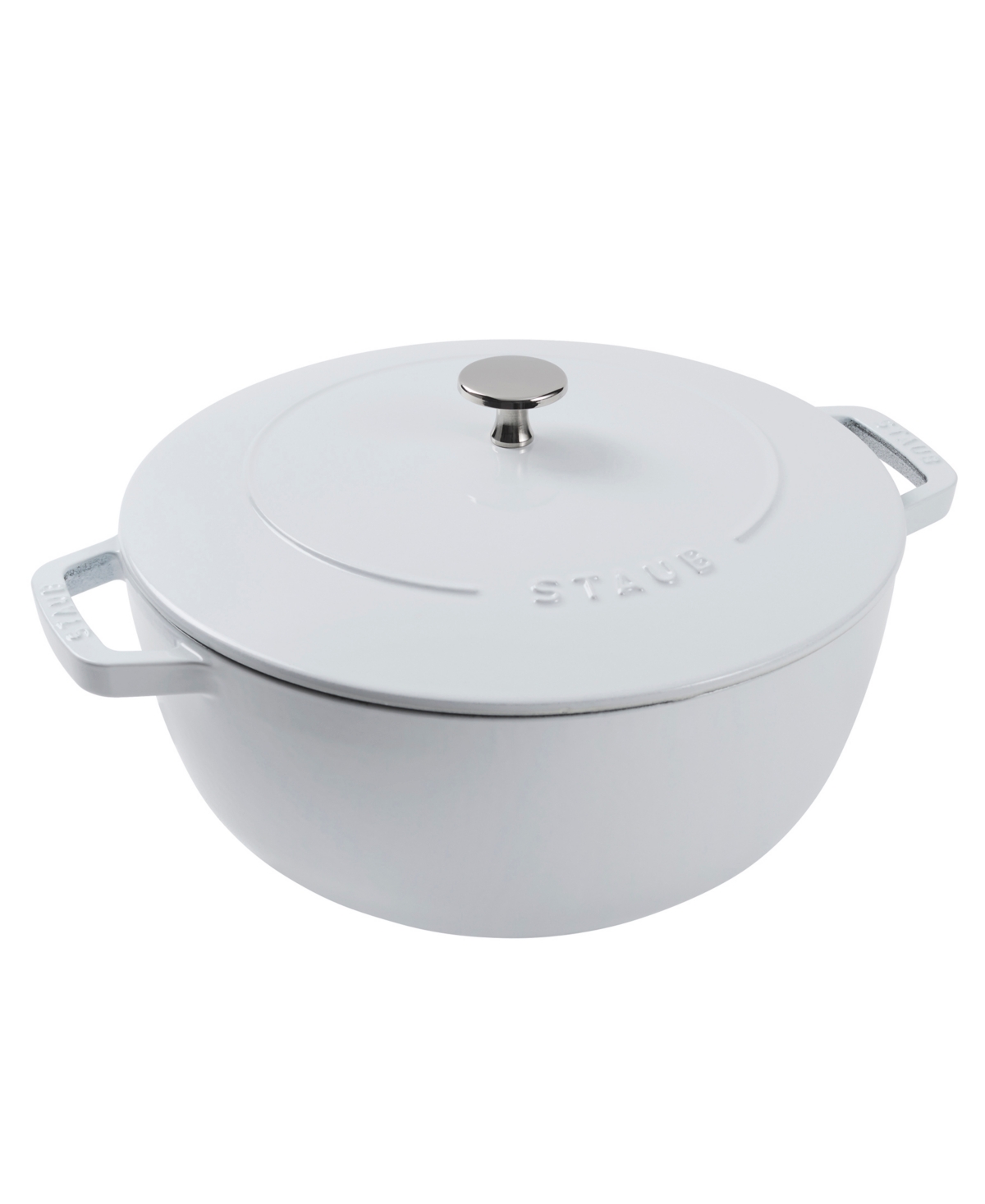 Staub Cast Iron 5-qt. Essential French Oven In White