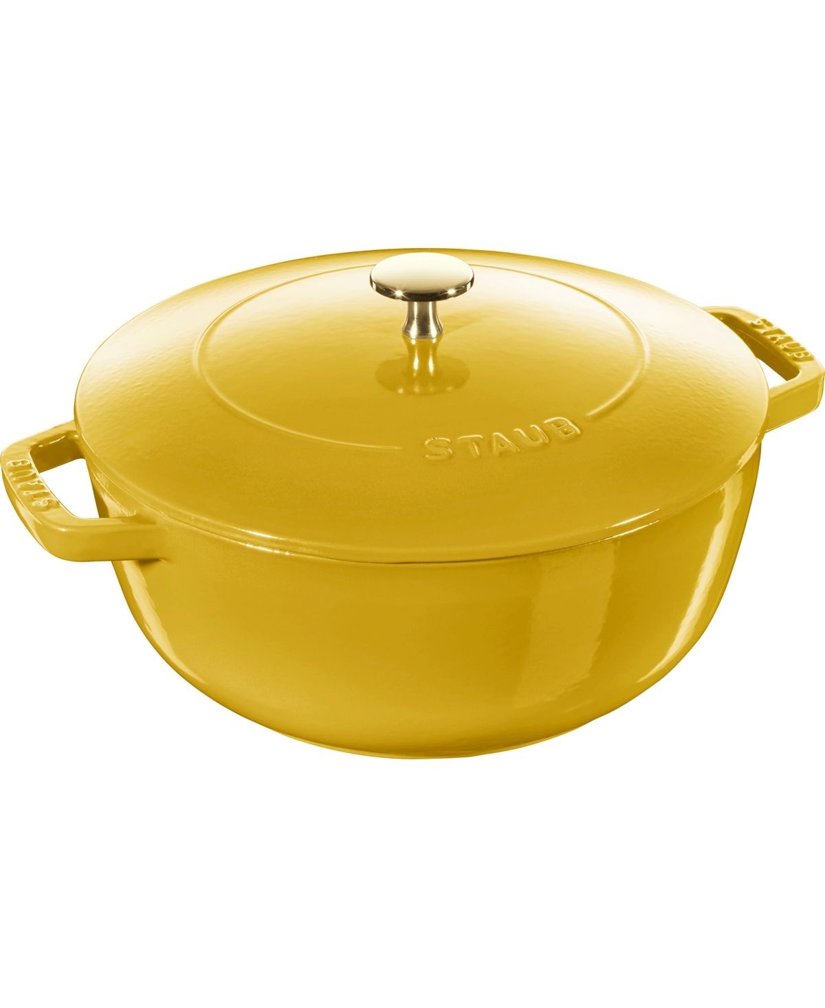 Staub Enameled Cast Iron 5 Qt. Essential French Oven In Citron