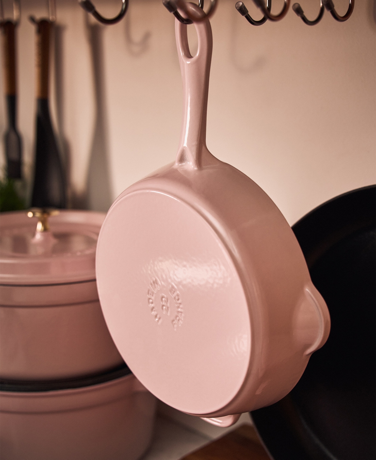 Staub Enameled Cast Iron 8.5 Traditional Deep Skillet In Peony Pink