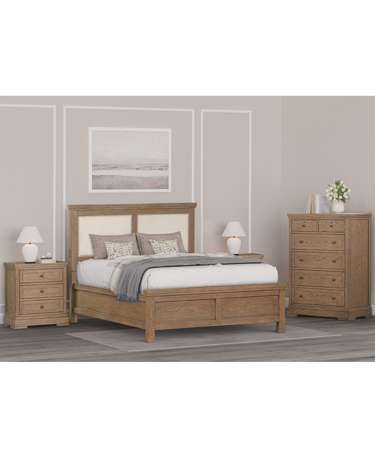 Alverton 3 Pc. California King Set (Bed, Chest & 3-Drawer Nightstand), Created for Macy's