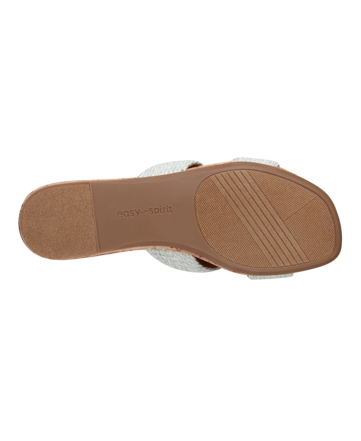 Shop Easy Spirit Women's Christy Slip On Casual Flat Sandals In Light Blue