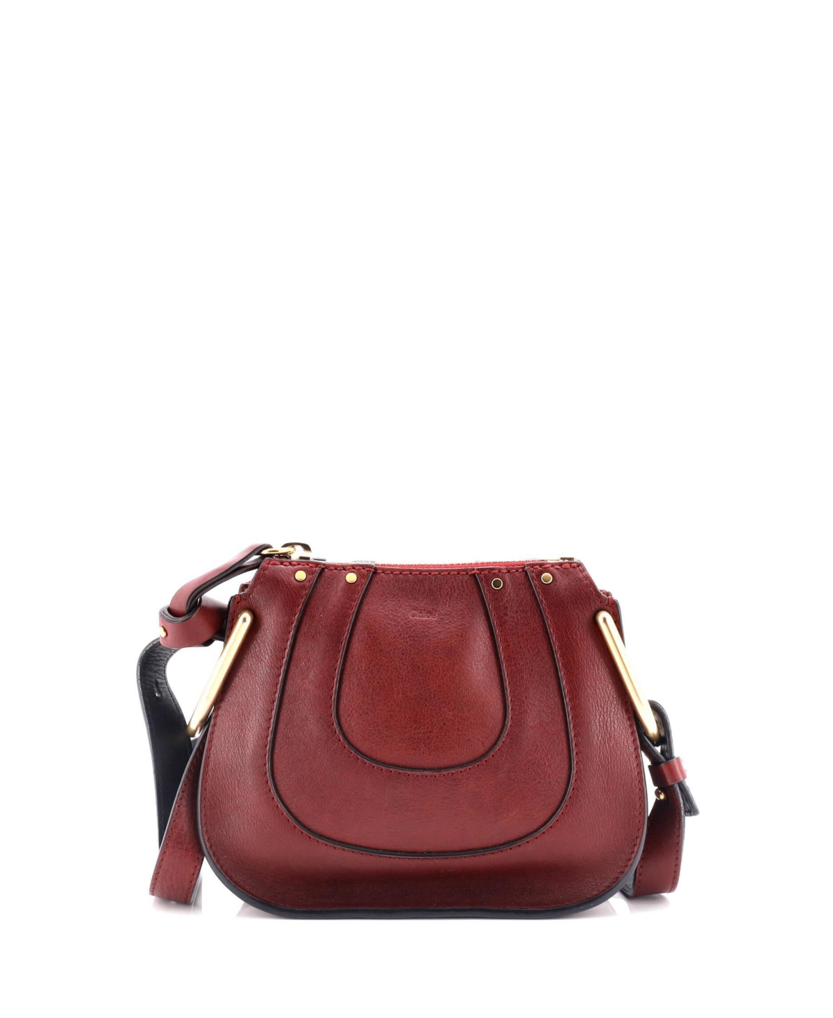 Nano Hayley Hobo Leather - Red