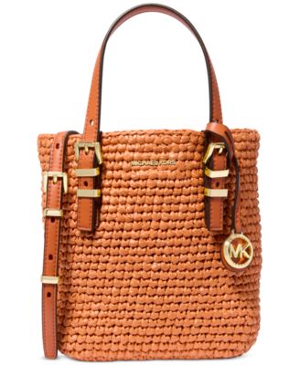 Michael Kors - Quinn Small North South Woven Tote Crossbody