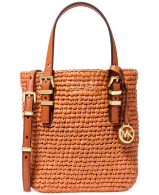 トートバッグ MICHAEL Kors Quinn Small North South Woven Tote Crossbody Michael Kors Quinn Small North South Woven Tote Crossbody