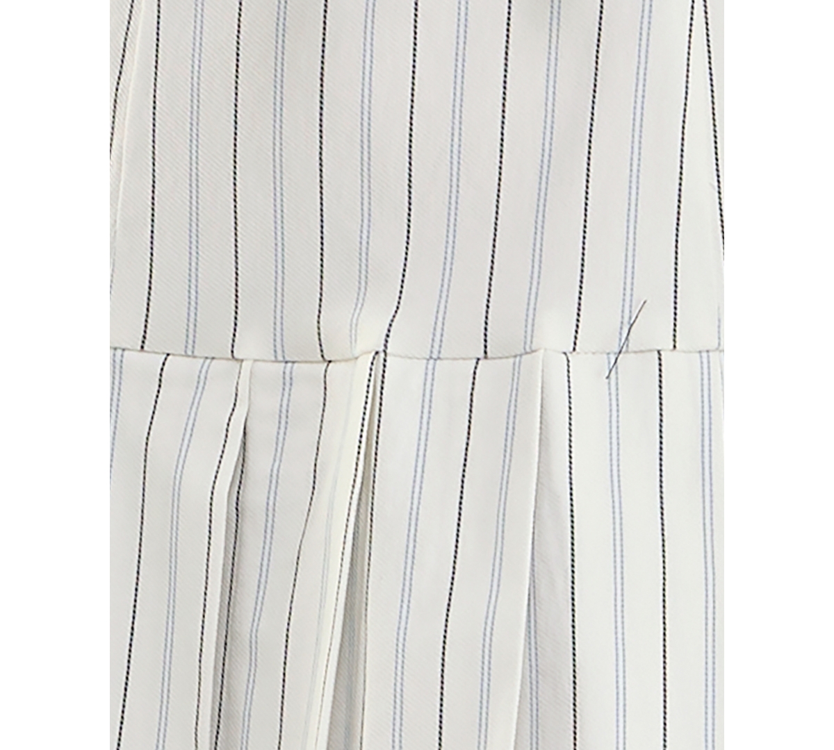 B Darlin Juniors' Striped Pleated Mini Dress In White