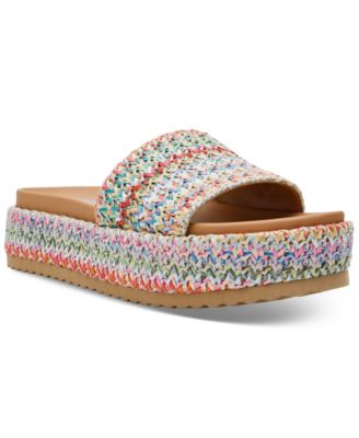 DV Dolce Vita - Women's Scottie Raffia Flatform Sandals