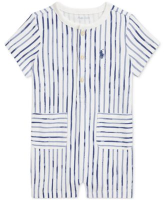 Polo Ralph Lauren - Baby Striped Jersey Shortall
