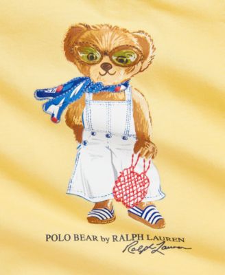 Baby Girls Jersey Polo Bear Tee