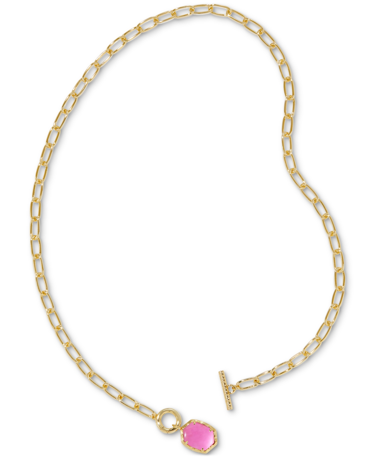 Kendra Scott 14k Gold-plated Stone 18" Pendant Necklace In Gold Azalea Illusion