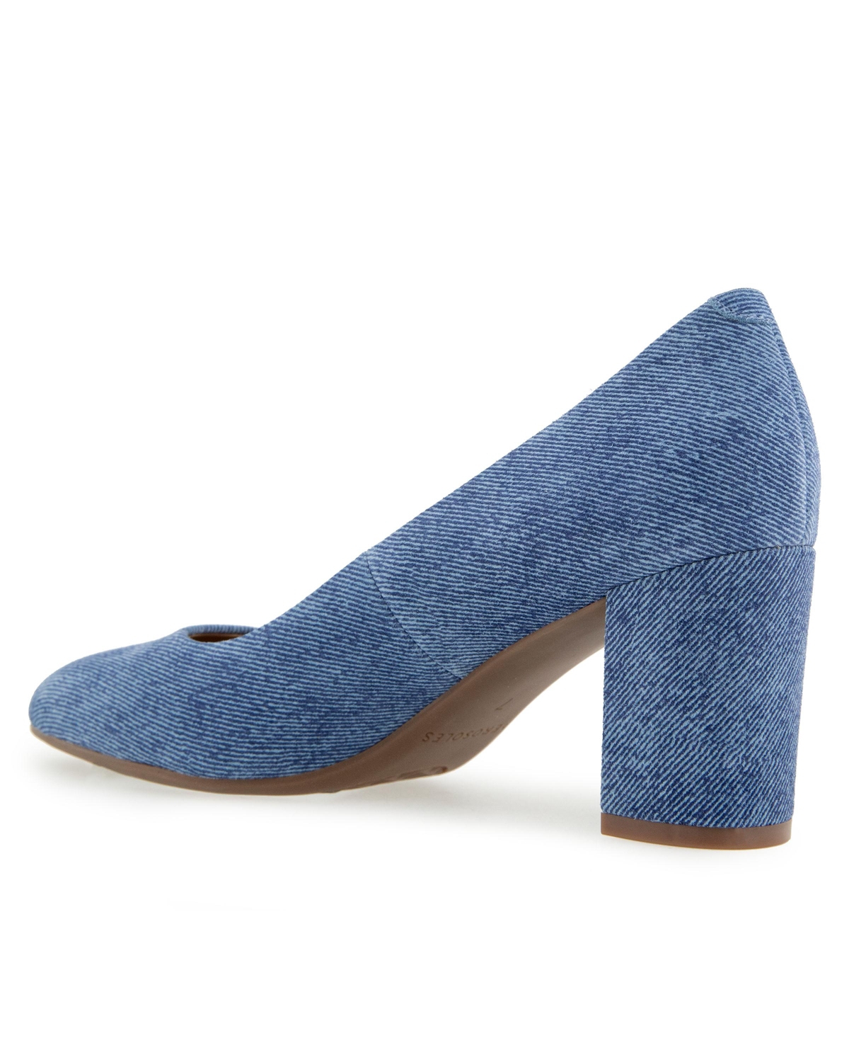 AEROSOLES WOMEN'S EBEL ROUND TOE PUMP HEELS 