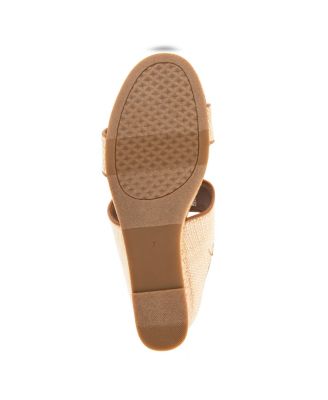 Women's Wheeler Round Toe Wedge Sandals