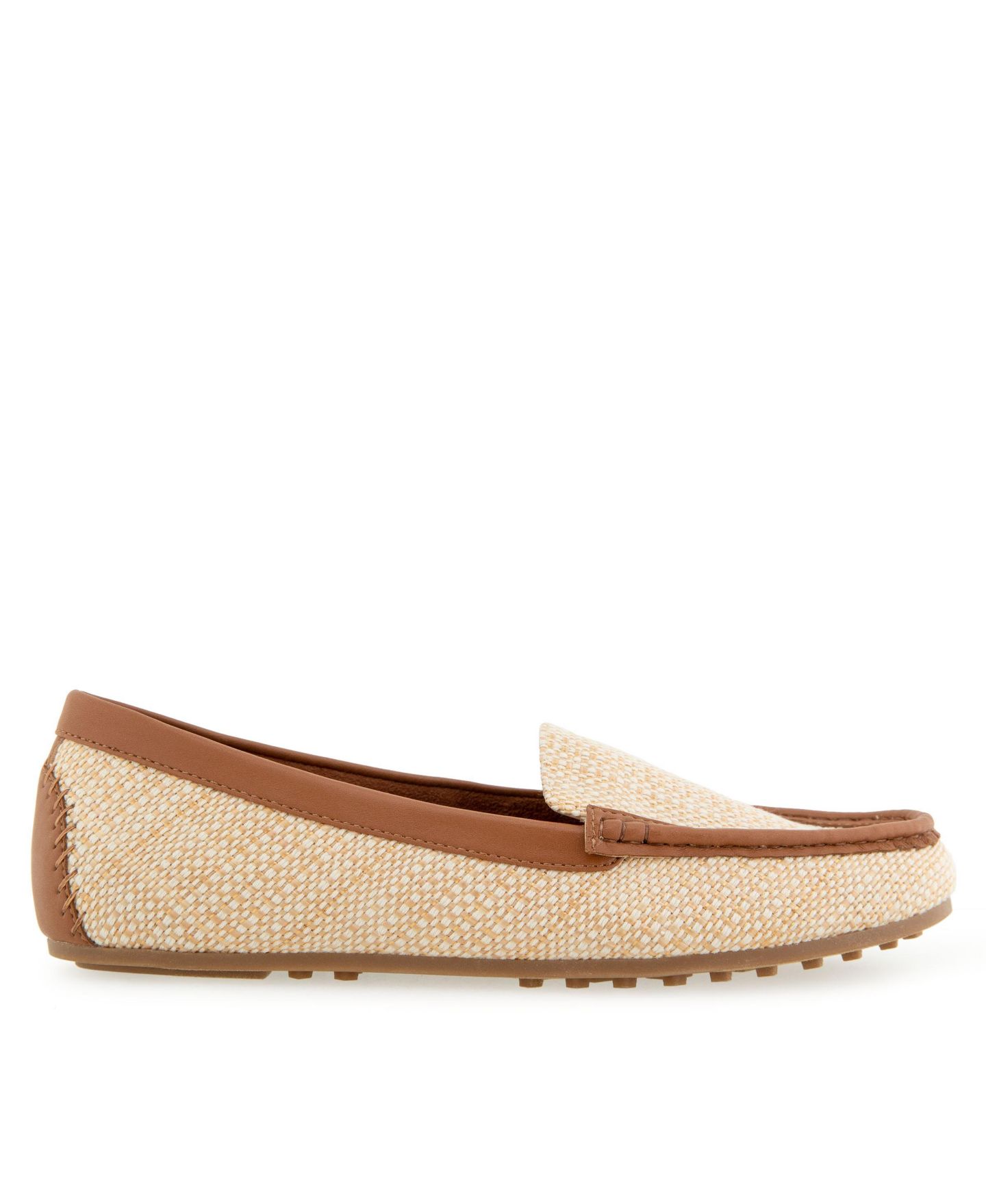Женские туфли Aerosoles Over-Drive Round Toe Loafer Flats, цвет: Натуральный — фото 6