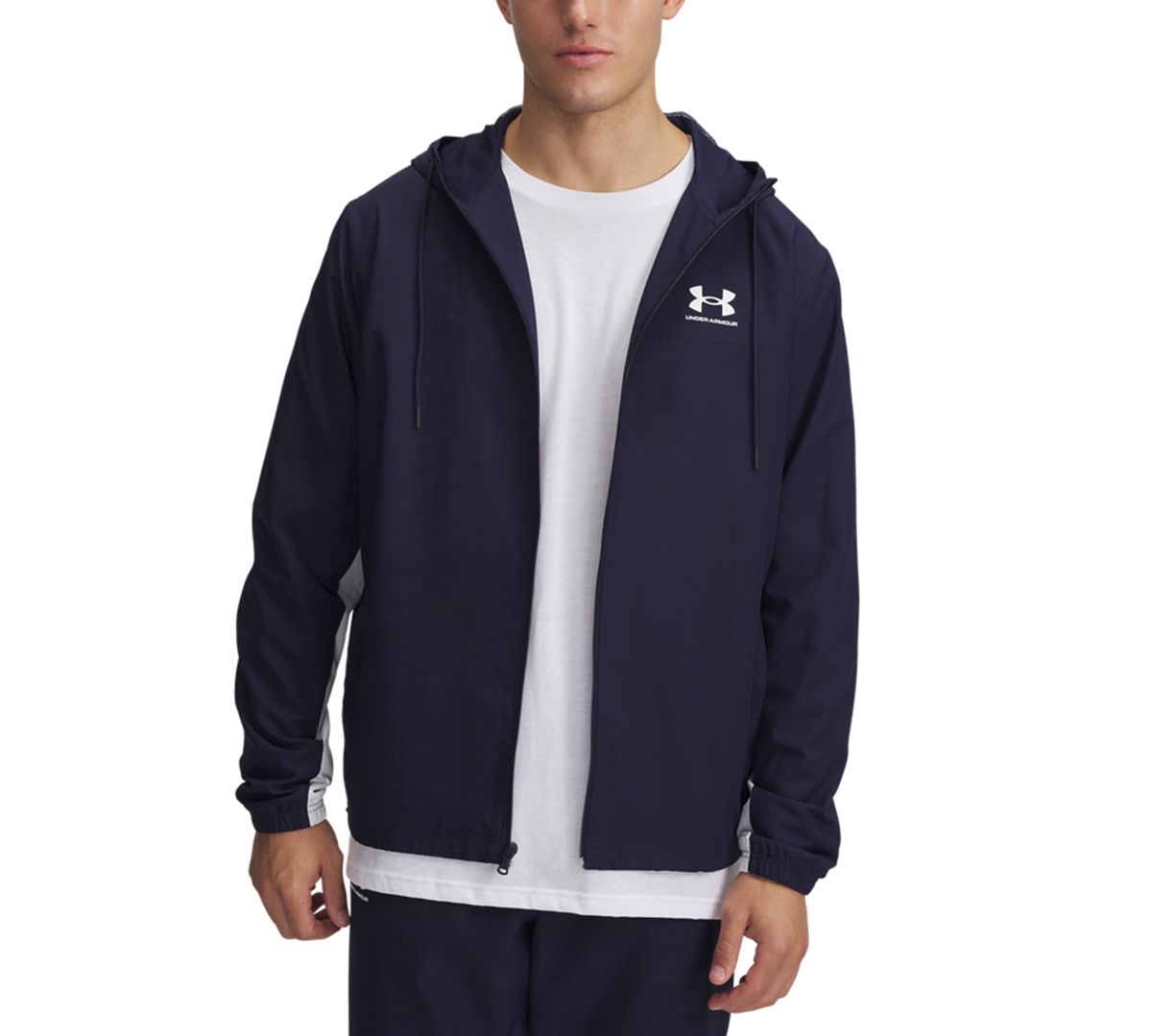 Under Armour Men's Rival Woven Windbreaker In Blue