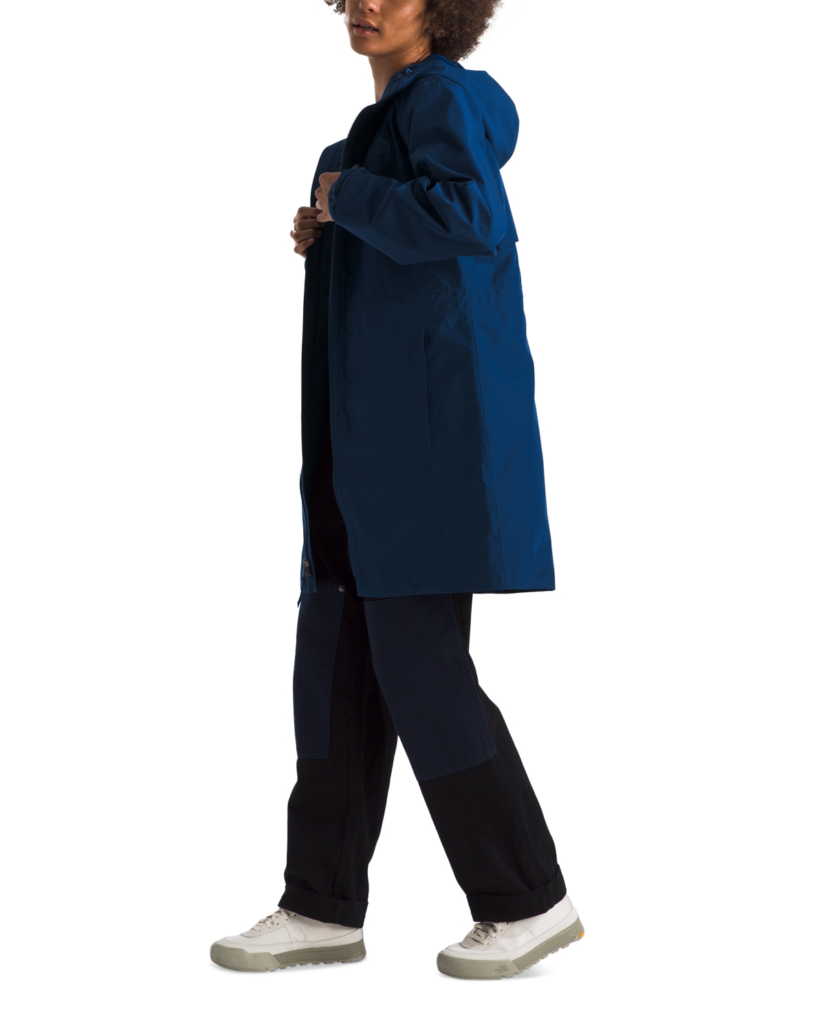 Shop The North Face Women's Daybreak Mid Rain Parka In Estate Blue