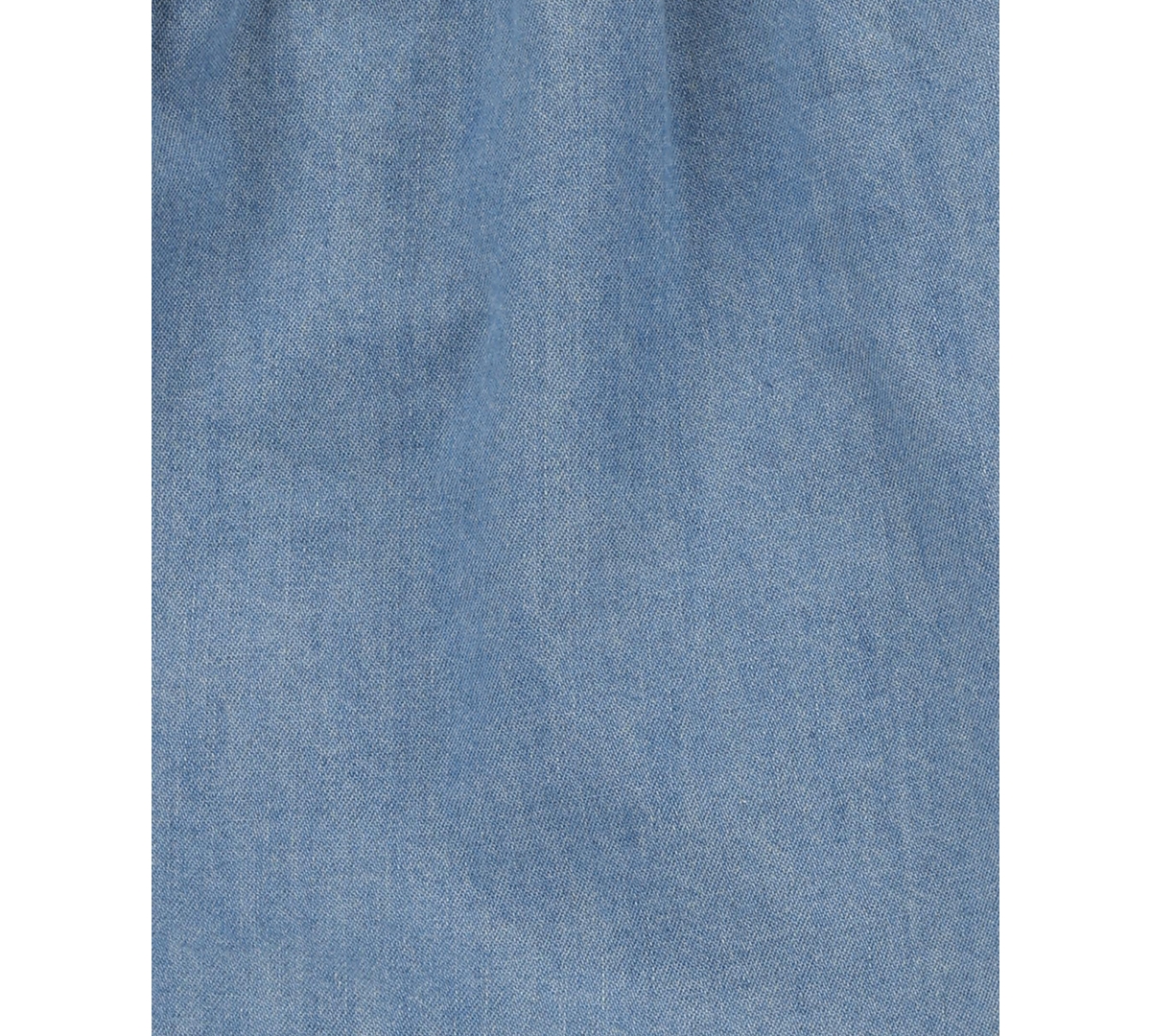 Carter's Baby Girls Cotton Chambray Top, Shorts & Printed Bodysuit, 3 Piece Set In Blue