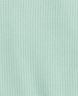 Baby Short-Sleeve Ribbed Cotton Bodysuits, Pack of 5