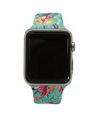 Flamingo Printed Silicone Apple Watch Bands