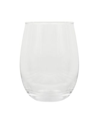 Bellini Glass 12 Piece All Purpose Stemless Red, White, Water, Beverage Glasses/Tumbler - Set of 12