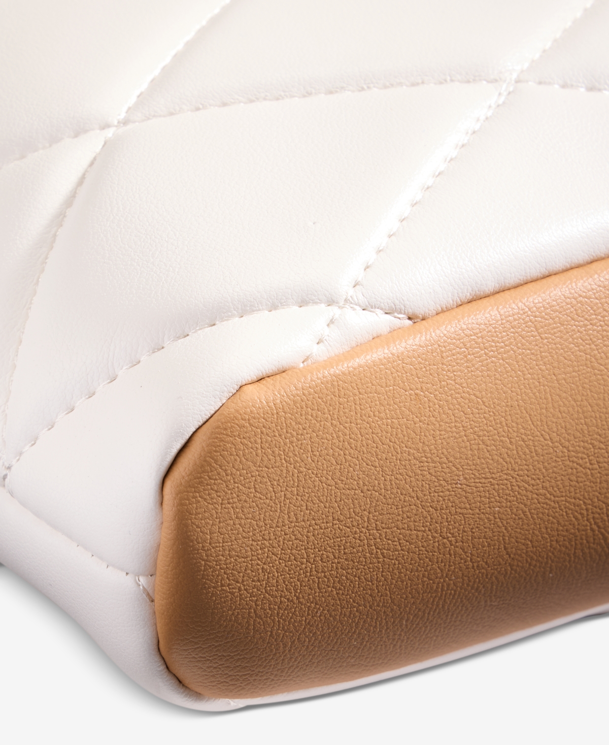 Giani Bernini Small Quilted North South Crossbody, Exclusively At Macy's In White