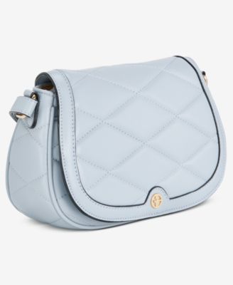 Small Quilted Saddle Crossbody, Exclusively at Macy's 