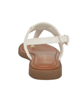 Women's Carree T-Strap Flat Sandals