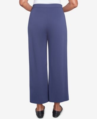Women's Nantucket Pleated Wide Leg Ankle Pants