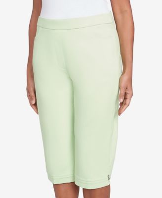 Women's Parrot Cay Novelty Cuff Tummy Control Capri Pants