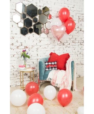 Valentine's Day "Love" Hearts Franklin Accent Pillow, 12" x 16"