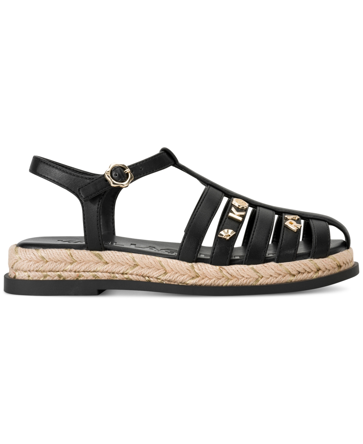 Shop Karl Lagerfeld Women's Chaselyn Espadrille Sandals In Black