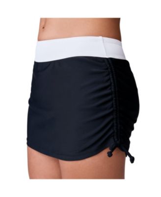 Women's Side Shirred Swim Skirt