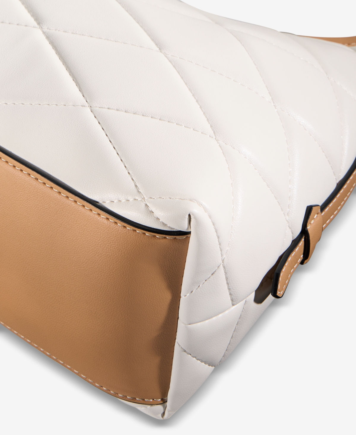 Giani Bernini Small Quilted Soft Shoulder Crossbody, Exclusively At Macy's In White