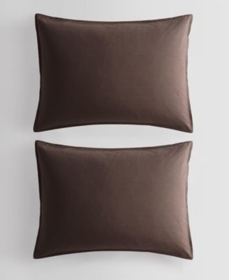 CLOSEOUT! Washed Percale Solid 2-Pc. Comforter Set, Twin/Twin XL