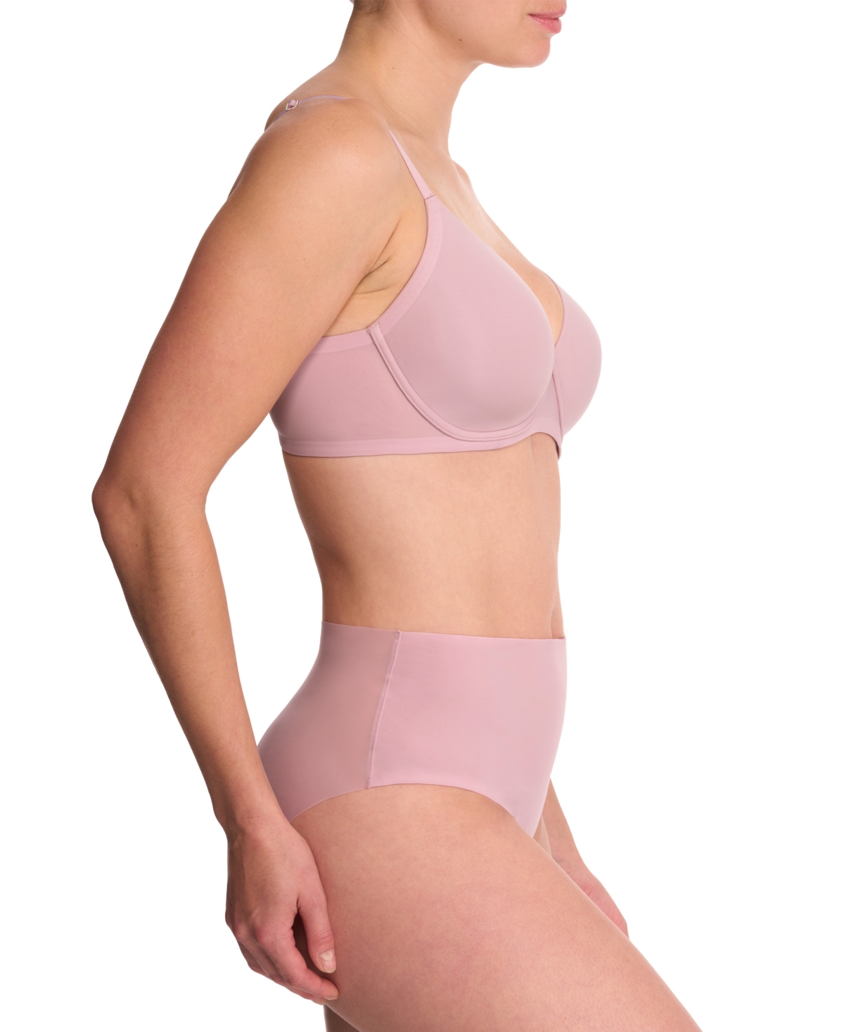 Natori Cloud Comfort Underwire Back Smoothing Bra In Rose Mist