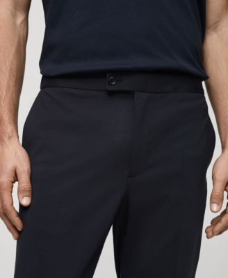 Men's Slim-Fit Suit Pants