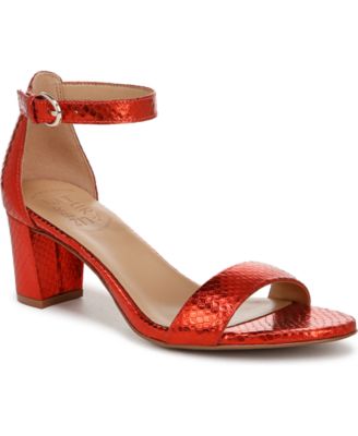 Women's Vera Block Heel Ankle Strap Dress Sandals