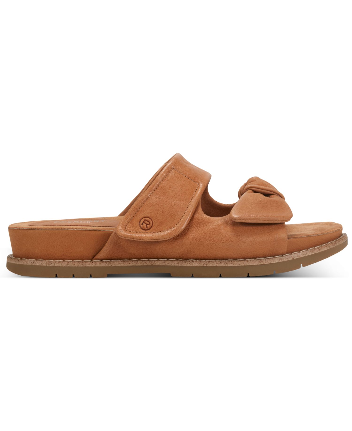 Women's Zova Bow Flat Slip-On Footbed Sandals