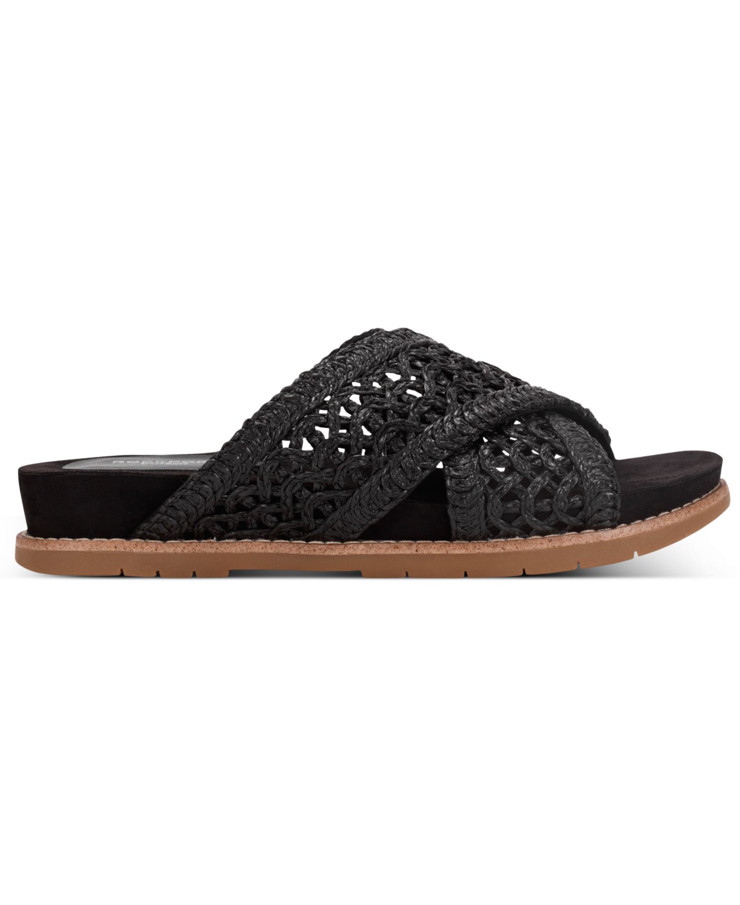 Women's Zora Woven Crisscross Flat Footbed Sandals