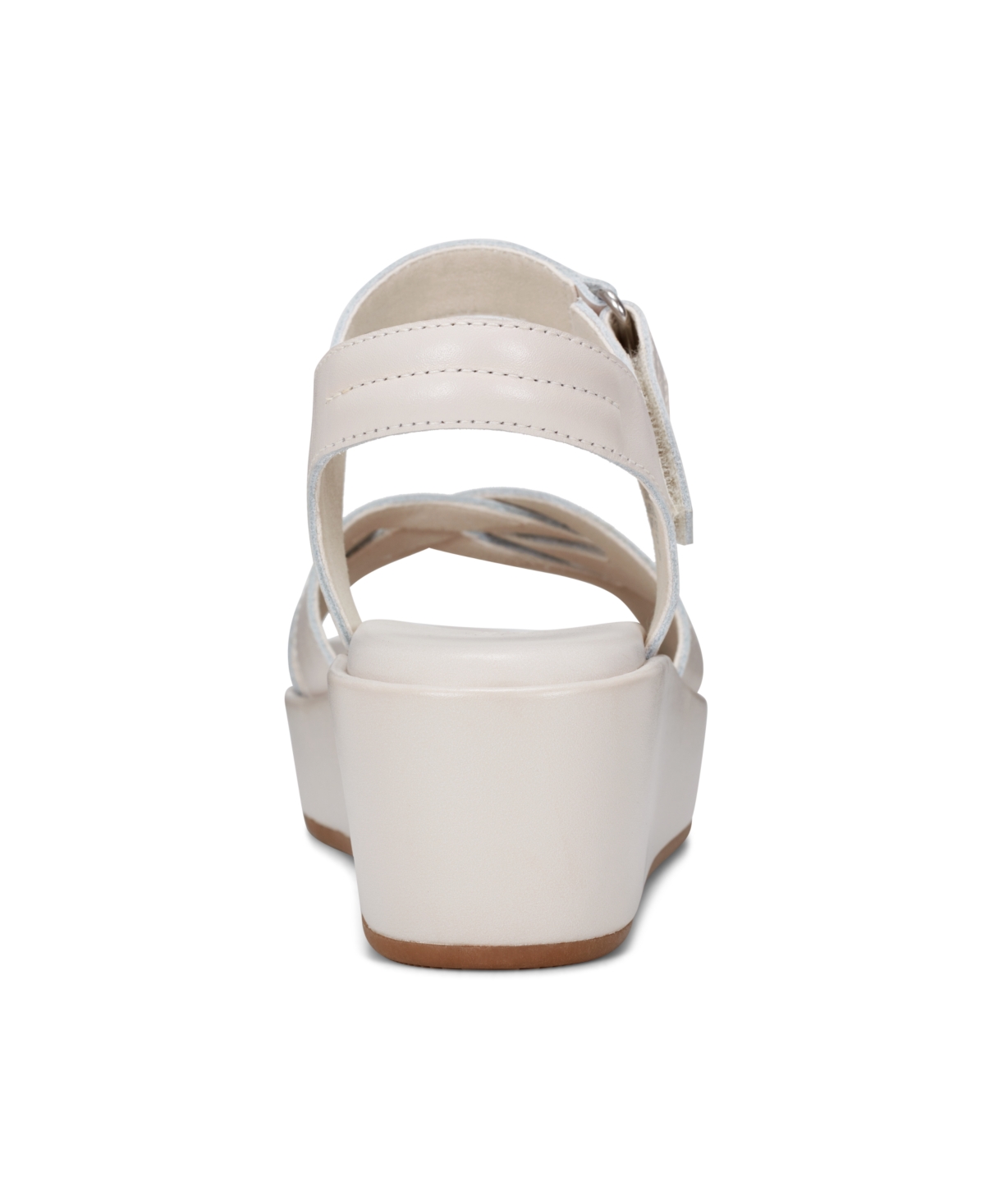 Shop Rockport Women's Amira Strappy Open Toe Casual Wedge Sandals In Ivory Leather