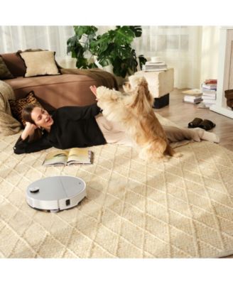 Saros 10 Robot Vacuum and Mop, 3.14 inches Ultra Thin Design, Auto Mop Detachment, 0% Hair Tangling, 22,000 Pa Suction Power and 10-in-1 Dock